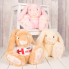 Personalised Bunny With T-Shirt - Boys Initial