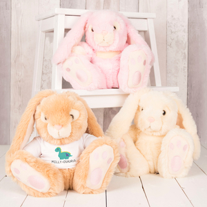 Personalised Bunny With T-Shirt - Dinosaur
