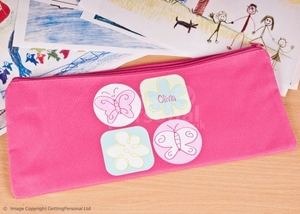 Personalised Butterfly Pencil Case