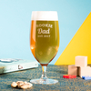 Personalised Cabernet Stem Beer Glass - Rookie Dad