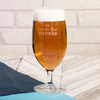 Personalised Cabernet Stem Beer Glass - World