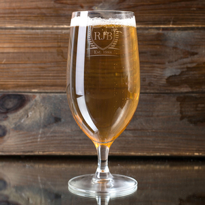 Personalised Cabernet Stem Beer Glass