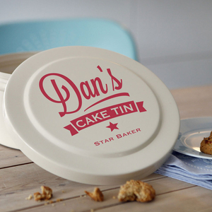 Personalised Cake Tin