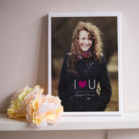 Personalised Canvas - I Heart You