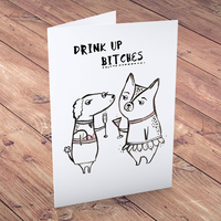 Personalised Card - Banter Pants,  Bitches