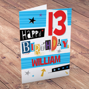 Personalised Card - Birthday Cut And Paste