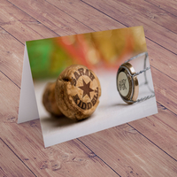 Personalised Card - Champagne Cork