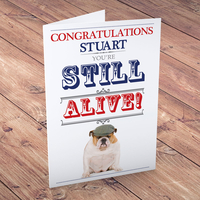 Personalised Card - Congratulations You