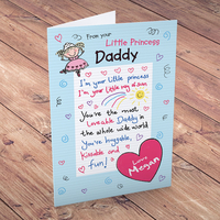 Personalised Card - Daddy