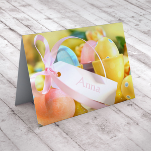 Personalised Card - Easter Egg Cup