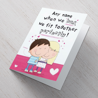 Personalised Card - Fit Together