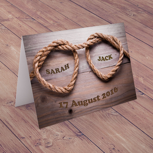 Personalised Card - Tying The Knot