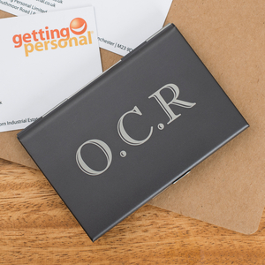 Personalised Card Holder With Mirror