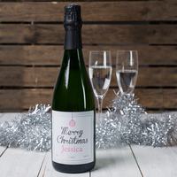 Personalised Cava - Merry Christmas