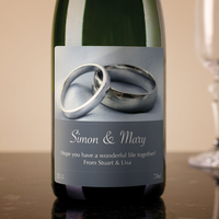 Personalised Cava - Wedding Rings