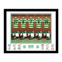 Personalised Celtic Dressing Room Print