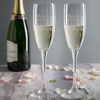 Personalised Champagne Flutes - Celebrating 40 Years