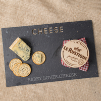 Personalised CHEESE Slate Cheeseboard