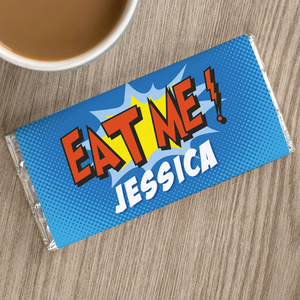 Personalised Chocolate Bar - Eat Me