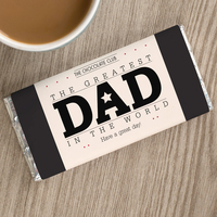 Personalised Chocolate Bar - Greatest Dad