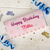 Personalised Chocolate Bar - Happy Birthday for Her