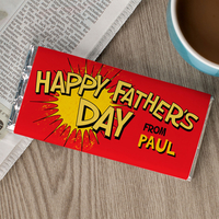 Personalised Chocolate Bar - Happy Father