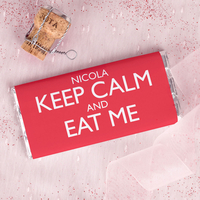 Personalised Chocolate Bar - Keep Calm And Eat Me