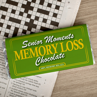 Personalised Chocolate Bar - Memory Loss