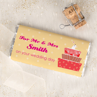 Personalised Chocolate Bar - On Your Wedding Day