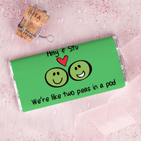 Personalised Chocolate Bar - Peas In A Pod