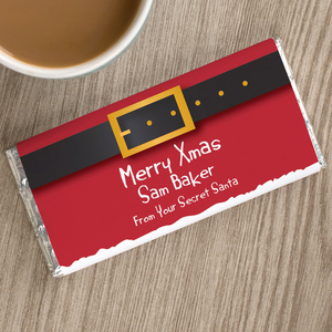 Personalised Chocolate Bar - Secret Santa