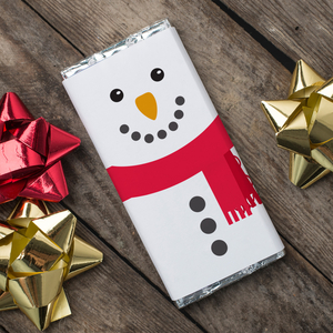 Personalised Chocolate Bar - Snowman