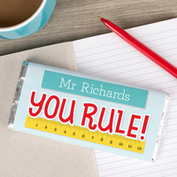 Personalised Chocolate Bar - You Rule!