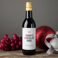 Personalised Chocolate Wine - White Label