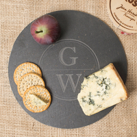 Personalised Circular Slate Cheeseboard
