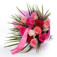 Personalised Columbian Rose Bouquet