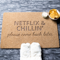 Personalised Come Back Later Outdoor Doormat