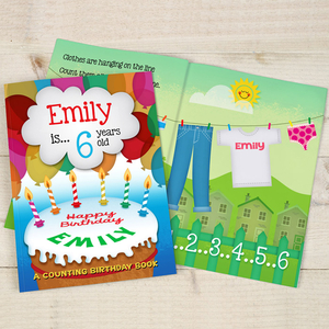 Personalised Counting Birthday Book