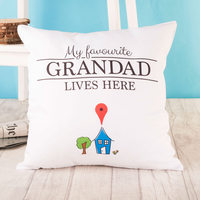 Personalised Cushion - My Favourite Lives Here