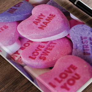 Personalised Diary - Candy Hearts
