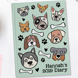 Personalised Diary - Dogs
