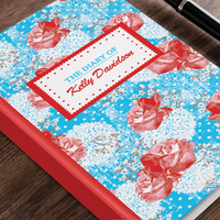 Personalised Diary 2015 - Rose Print