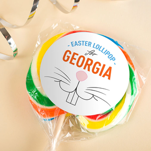 Personalised Easter Bunny Lollipop