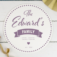 Personalised Enamel Sign