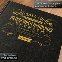 Personalised Everton Football Book