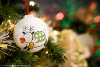 Personalised Fine China Bauble - Rudolph