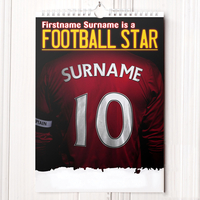 Personalised Football Calendar - 2nd Edition