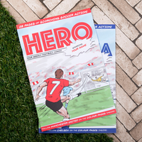 Personalised Football Comic Book