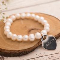 Personalised Freshwater Pearl Bracelet