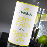 Personalised Gin - Keep Calm and Drink Gin